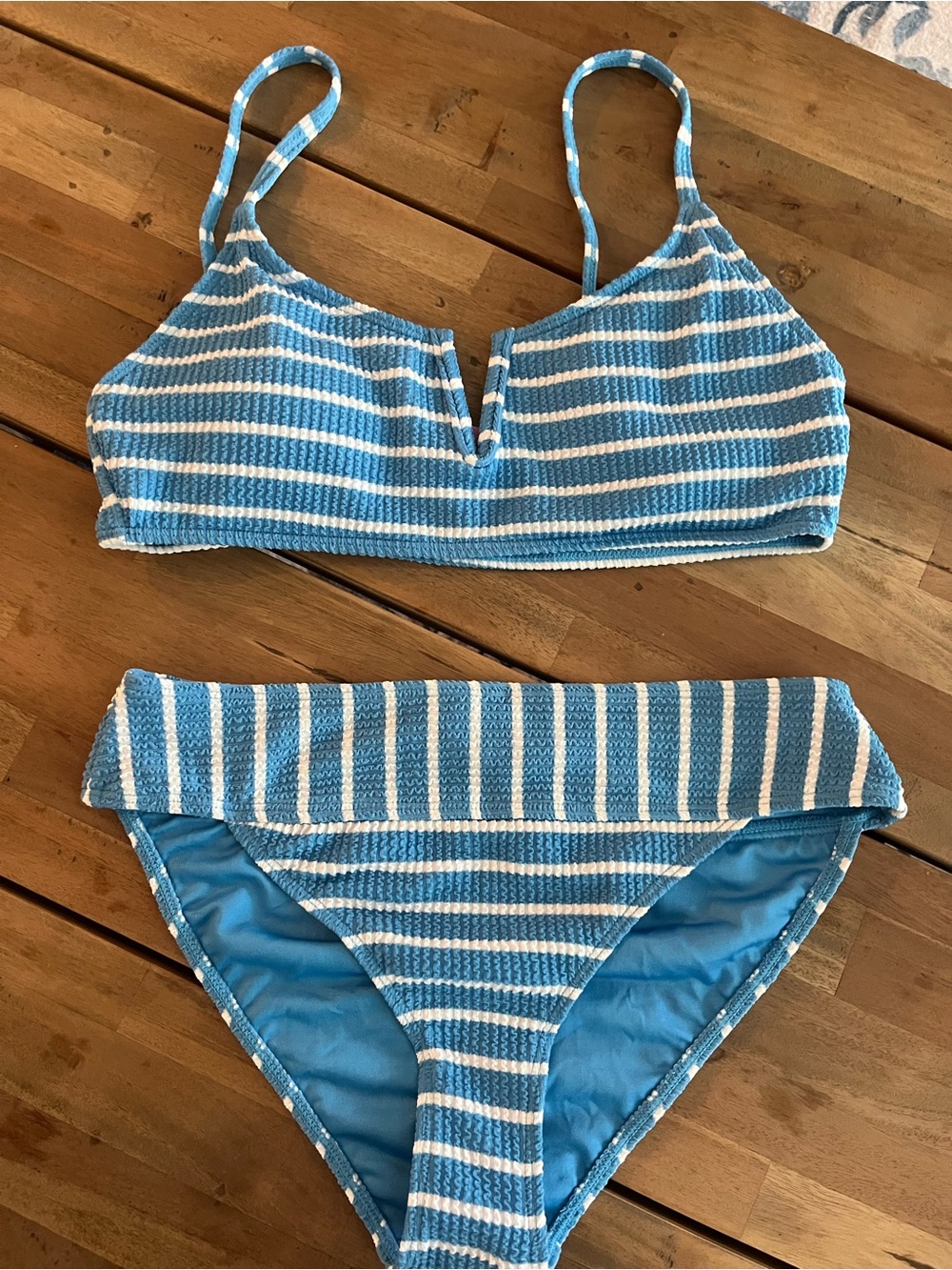NWT Pink Lily Bright Blue bikini